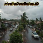 Ngerinya Angin Beliung Bikin Koja Jakut Porak-poranda